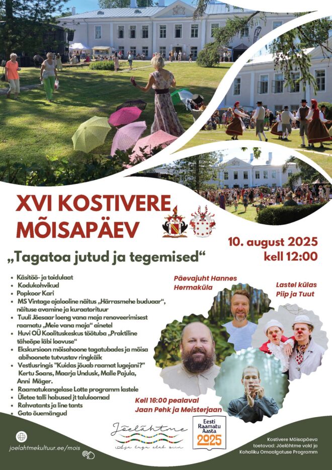 XVI Kostivere Mõisapäev “Tagatoa jutud ja tegemised”