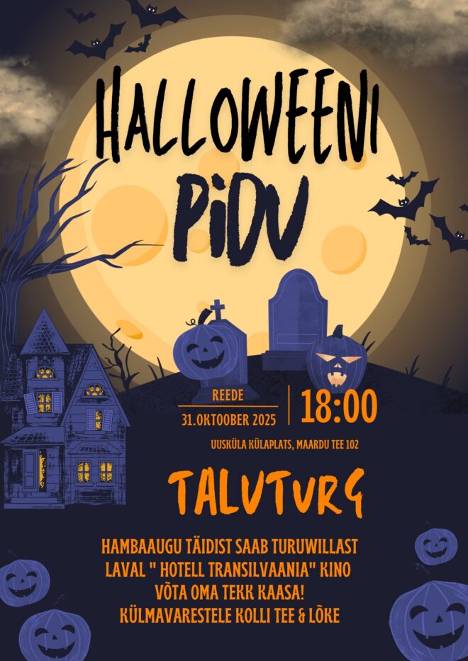 Halloweeni pidu Uuskülas