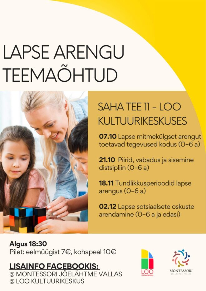 LAPSE ARENGU TEEMAÕHTU LOOL – Montessori