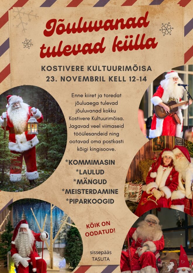 Jõuluvanad tulevad külla
