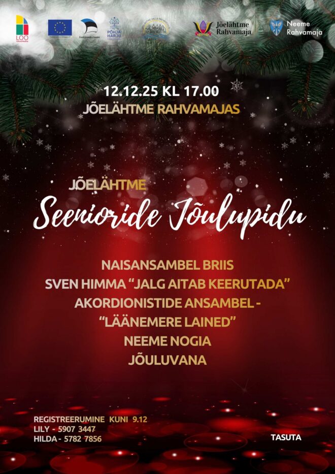 JÕELÄHTME SEENIORIDE JÕULUPIDU
