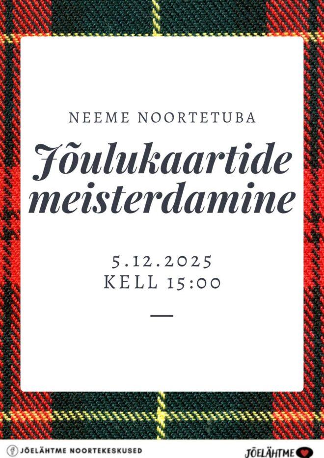Jõulukaartide meisterdamine