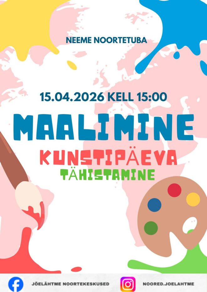 Kunstipäeva tähistamine – maalimine