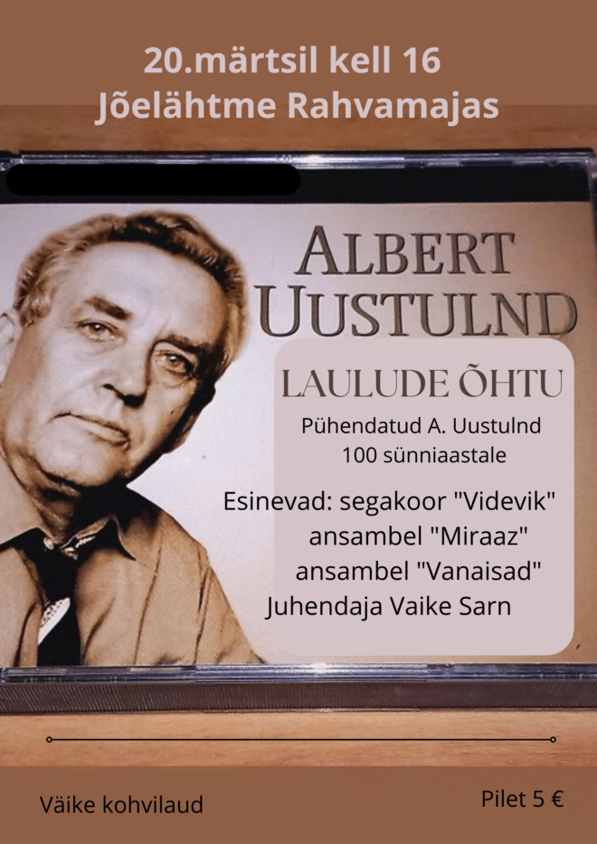 Albert Uustulnd´i laulude õhtu