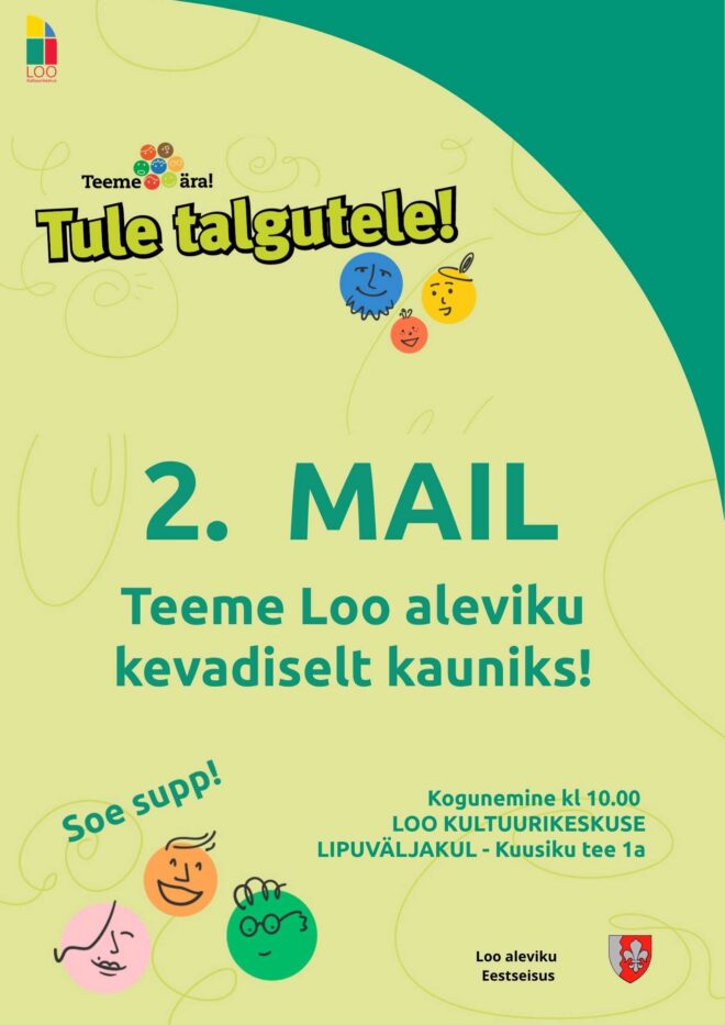 TEEME ÄRA! – Loo alevik kevadiselt kauniks!