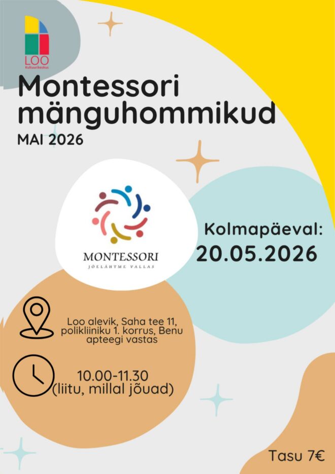MONTESSORI MÄNGUHOMMIK