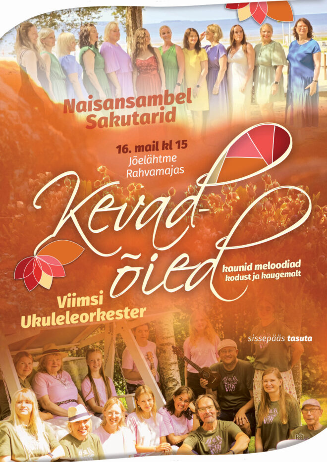 Naisansambel “Sakutarid” ja Viimsi Ukuleele orkestri kontsert “Kevadõied”