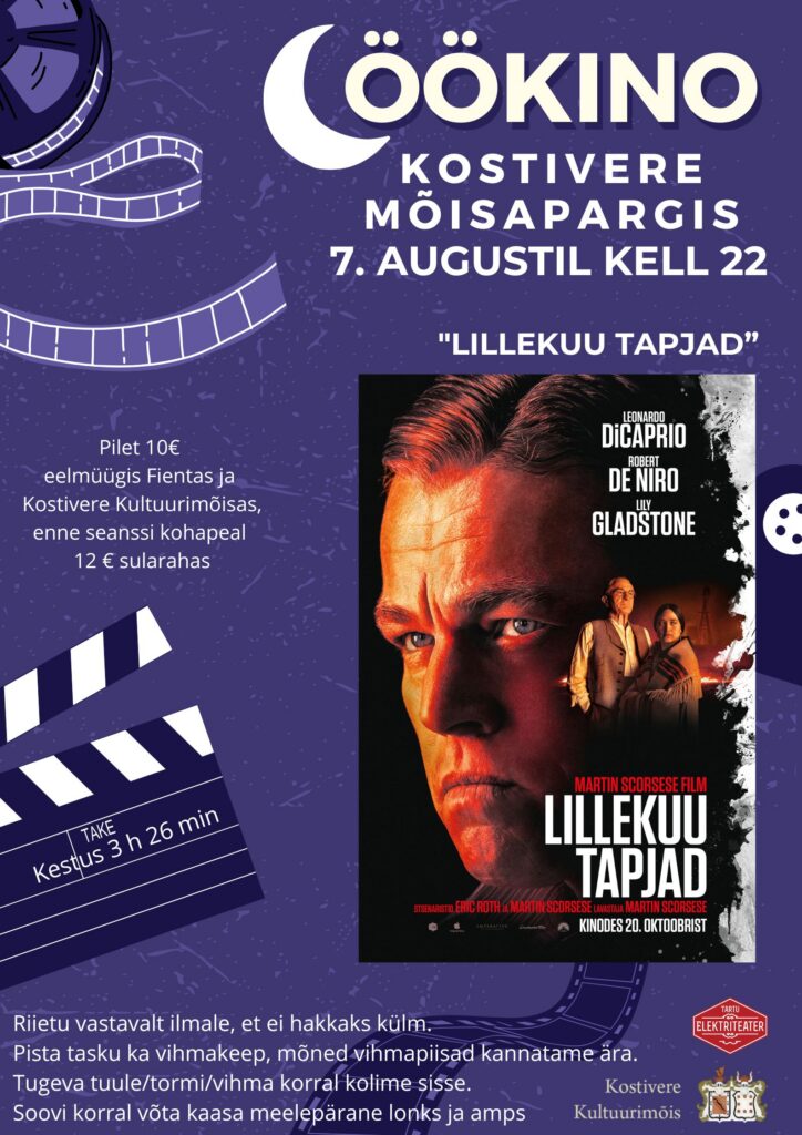 ÖÖKINO Kostivere mõisapargis “Lillekuu tapjad”