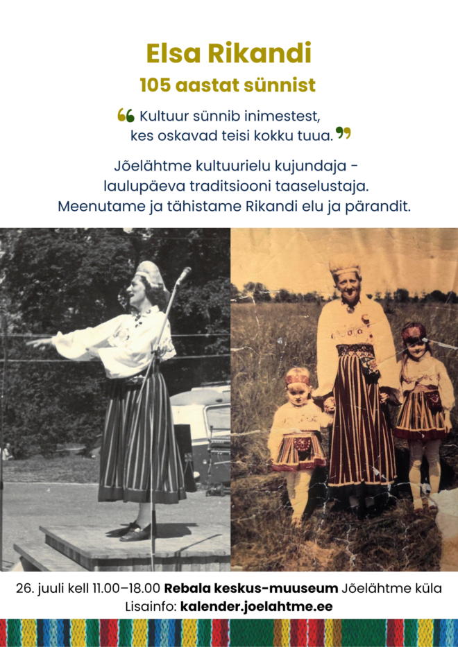 Elsa Rikandi 105. sünniaastapäeva tähistamine