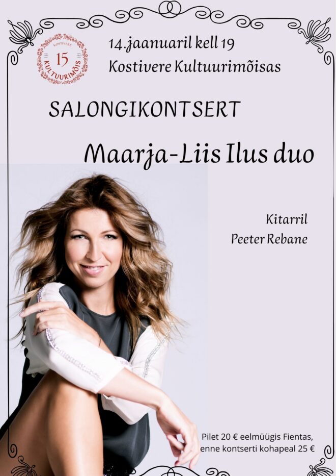 Salongikontsert Maarja-Liis Ilus duo