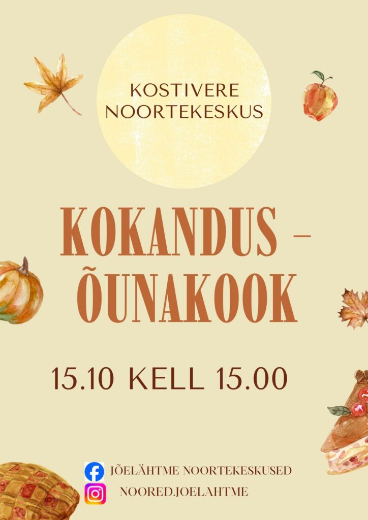 Kostivere noortekeskus – kokandus