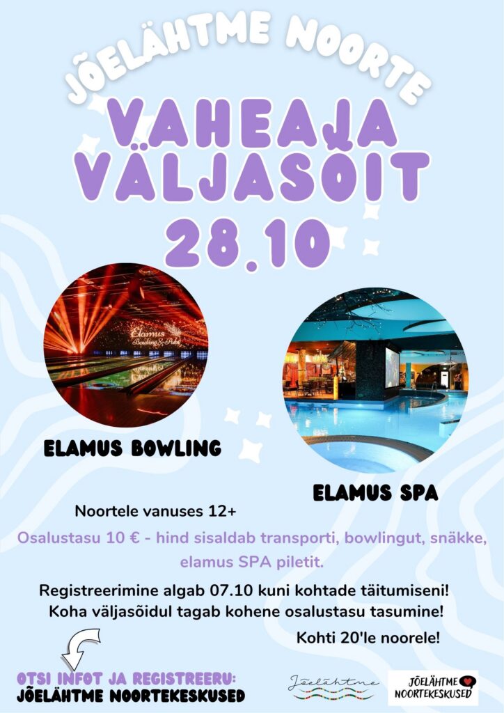 Jõelähtme noortekeskuste väljasõit – kohad täis!