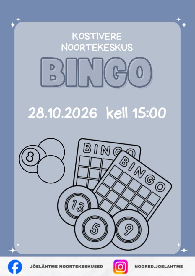 Kostivere noortekeskus – mängime Bingot