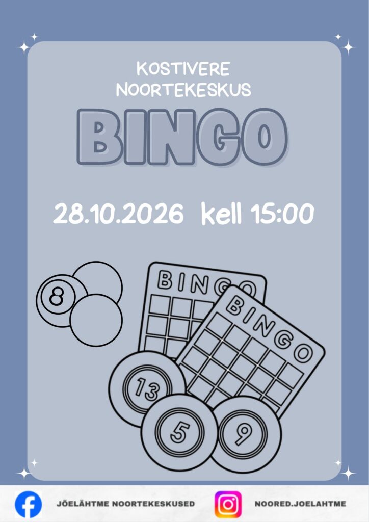 Kostivere noortekeskus – mängime Bingot